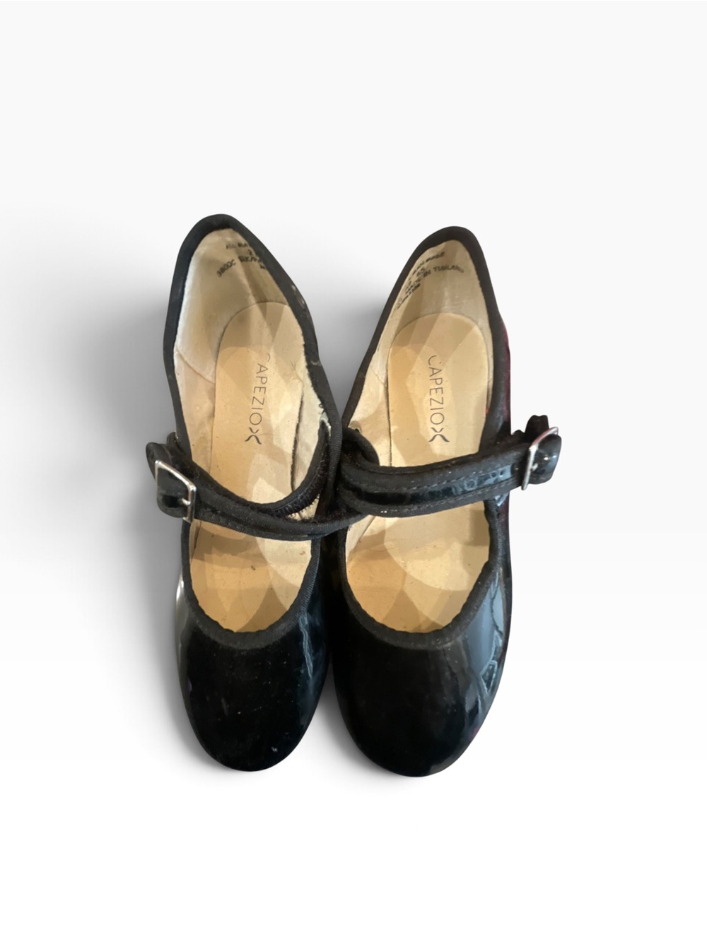 Capezio Black Patent Mary Jane Flats for Kids